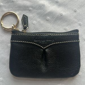 Dooney & Bourke Leather Coin Purse + Key Ring!
